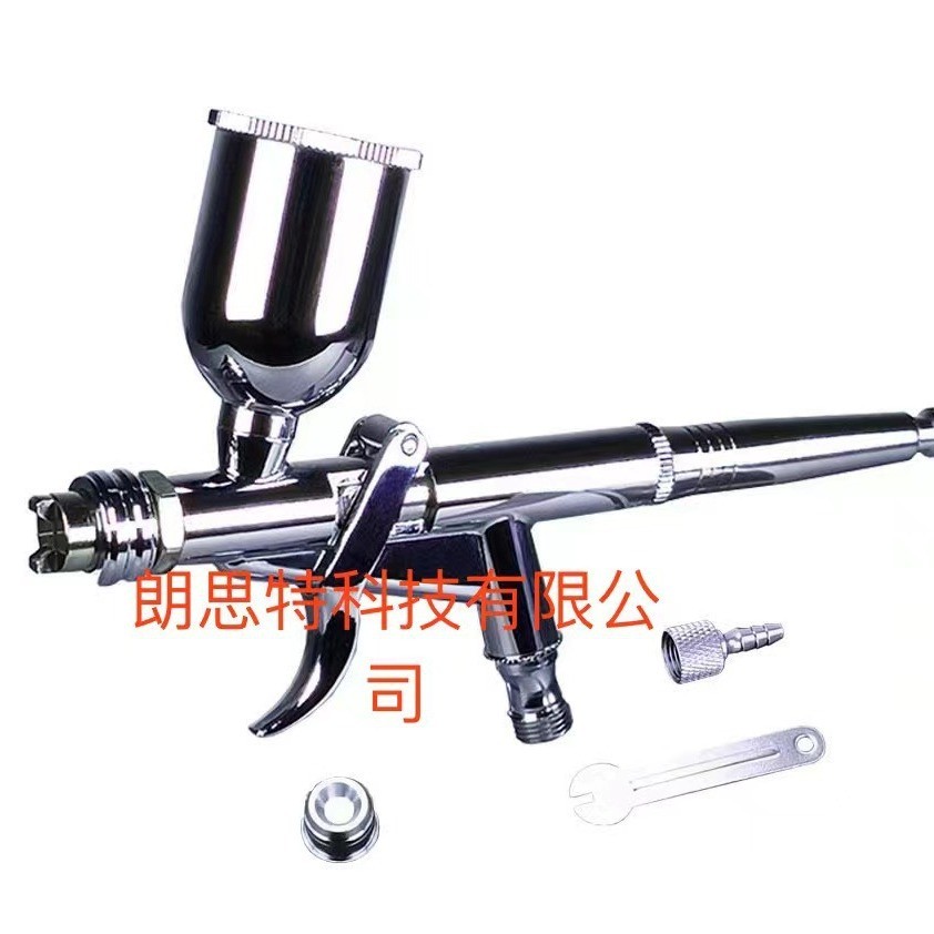 新款气动喷漆枪汽车补漆门窗钣金修补墙体喷绘皮壳上色绘画作品