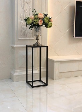 铁艺简约现代客厅落地花架室内架绿萝吊兰花盆架植物阳台金属花架