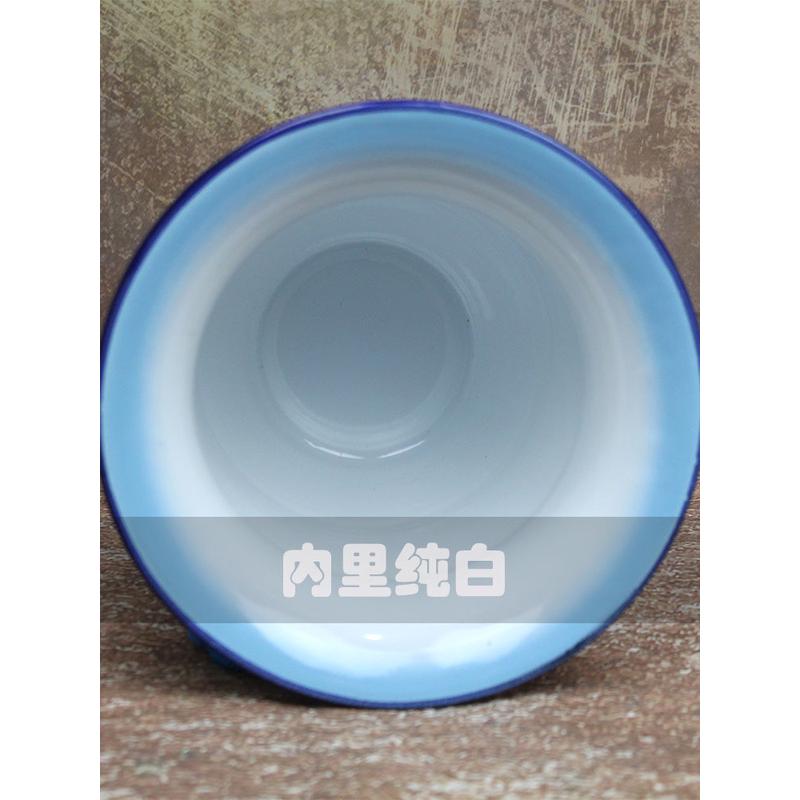 i9at加厚老式搪瓷家用坐便器痰盂矮尿盆尿桶便盆带盖尿壶老人小孩
