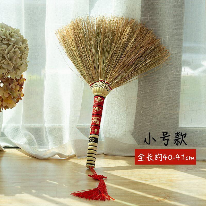 b^天然高粱手工编织地板无静电笤帚工艺笤帚扫把刷子家用