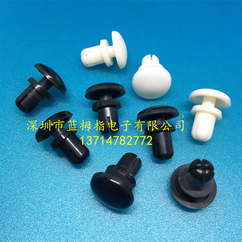 r6060膨胀铆钉r6080塑料子母扣铆钉尼龙固定扣膨胀卡扣铆钉黑白色