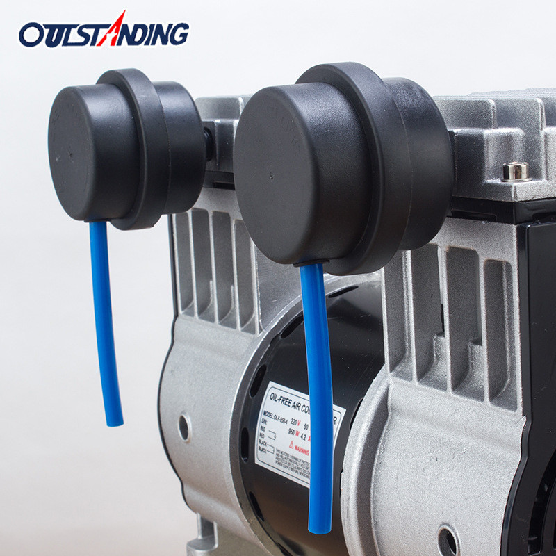 奥突斯空压机980wx2-50l无油润滑气泵木工静音无气泵空气压缩机油