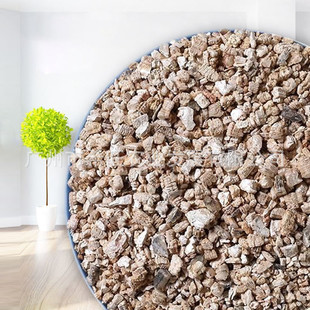 热销园艺花卉种植用蛭石批发膨胀宠物材垫金黄育苗蛭石颗粒鱼缸装