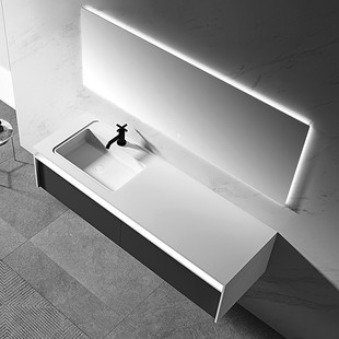 tw特拉维尔浴室柜组合北欧轻奢挂墙化妆室镜子洗漱台洗手台