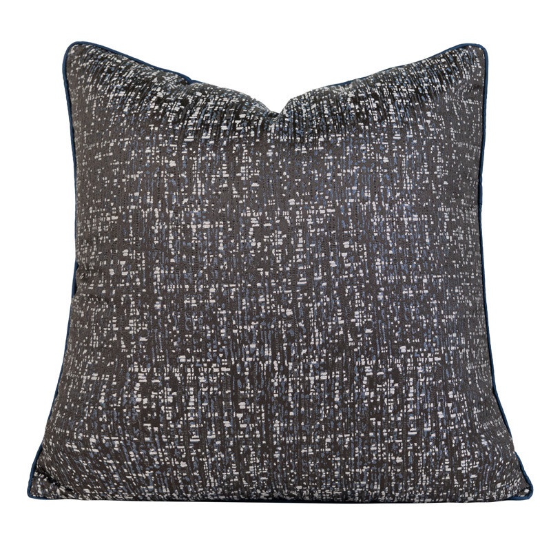 轻奢新中式肌理样板间床品软装多件套咖色小酒店床旗床尾巾床靠枕