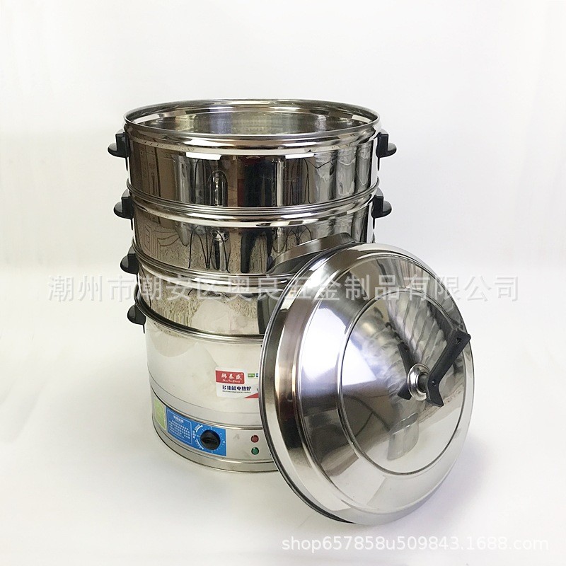 热销不锈钢电热包子机蒸笼蒸桶屉蒸炉蒸包炉蒸锅包蒸柜保恒温商用