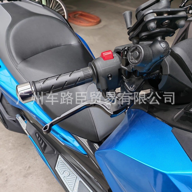 适用本田佛沙350/FORZA300改装刹车牛角NSS350省力带驻车手刹把