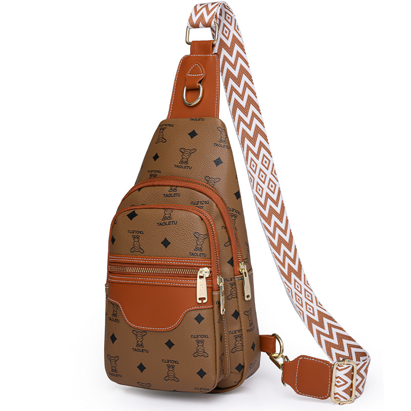 胸包胸前包小包包女包新款2025潮百搭休闲单肩包多夹层时尚斜新款