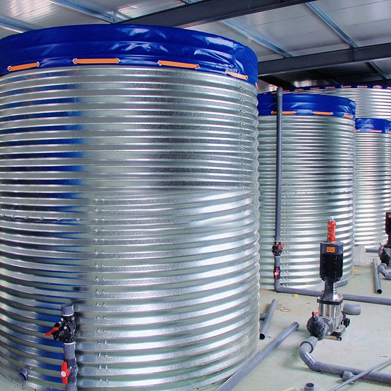 热销大型水产养殖池储水池镀锌板养殖森林水池防火蓄水池农业蓄水