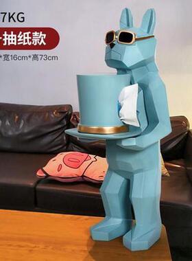 摆件家居饰品ins纸巾盒创意北欧客厅落地装饰品摆设乔迁新居礼品