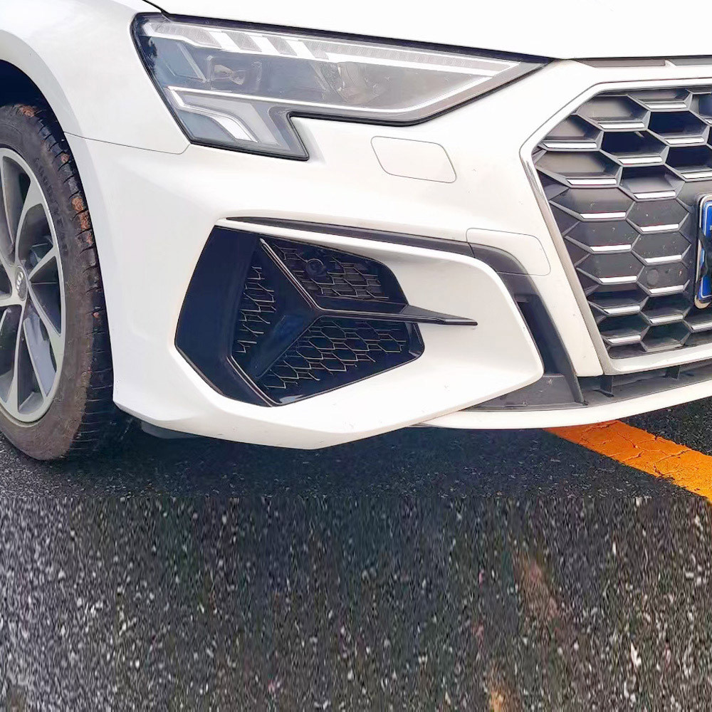 热销21-22年款两厢三厢a3框格版rs3-r款雾灯动感栅碳纤纹/银条雾