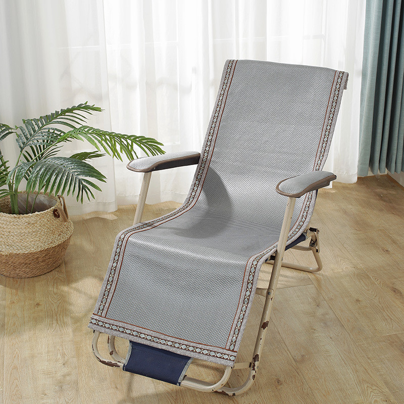 mnx2夏季摇椅躺椅垫子夏天凉席凳子椅子坐垫靠背藤椅透气冰丝一体