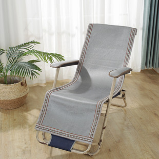 mnx2夏季摇椅躺椅垫子凳子凉席夏天椅子坐垫靠背一体透气冰丝藤椅