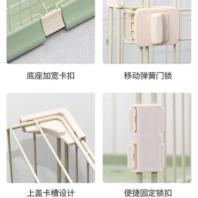 加粗铁丝猫猫别墅家用室内带厕所超大自由空间小型猫笼舍猫咪猫屋