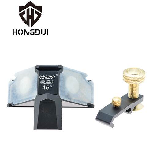 鸿对hongdui双45度角锯切木工制榫工具手工锯规燕尾榫辅助工具