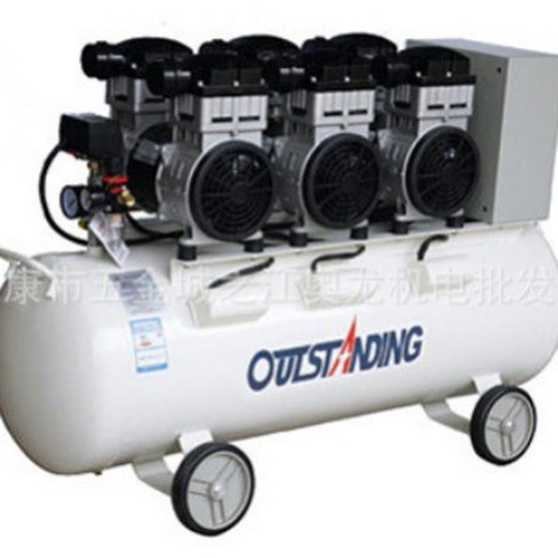 奥无油空压机斯1100x3-100l静音突空气压缩气泵3.3kw