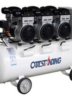 奥突斯1100x3-100l气泵无油空压机空气压缩静音3.3kw
