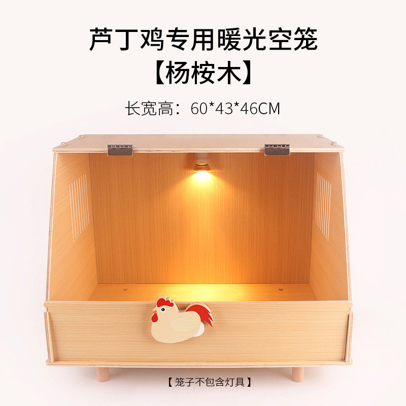 芦丁鸡饲养箱造景大号育雏箱用品别墅房子观赏专用笼全套带灯保温