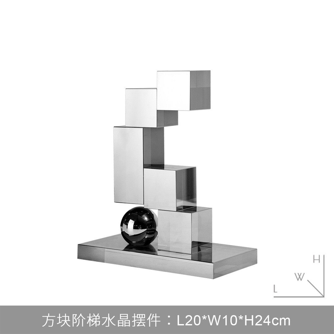 简约现代书房玄关柜电视柜酒柜餐柜办公室饰品摆件别墅软装样板间