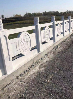 水利工程园林景观石护栏石河道广场护栏楼梯扶梯石栏板围栏