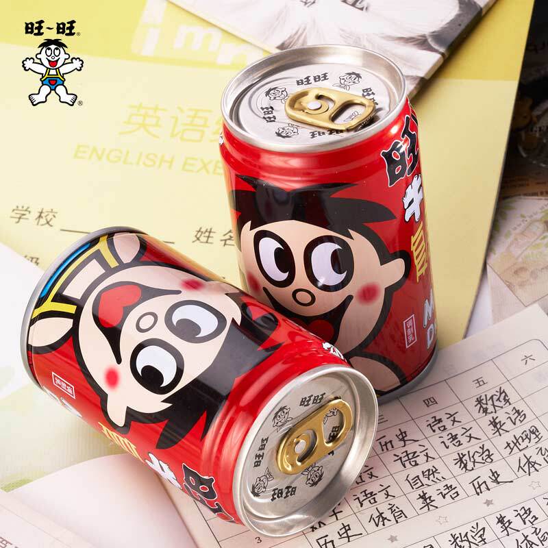 新货旺旺旺仔牛奶245ml*24罐装12铁罐礼盒整箱145ml迷你罐儿实力