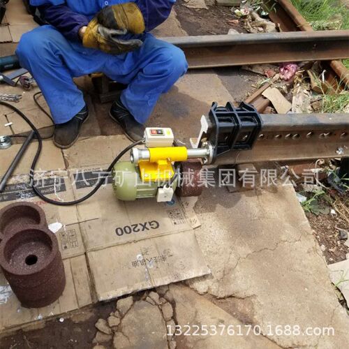 热销铁路钢轨断面打磨机手持小型钢轨三相打磨机端头电动钢轨打磨