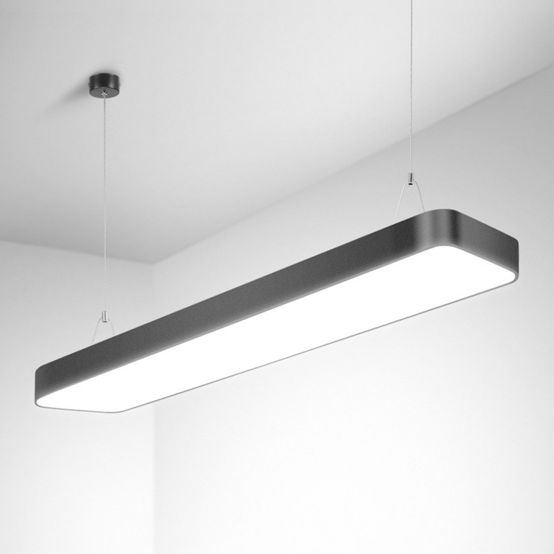 拼接铝材长条灯led条形灯办公室吊灯嵌入式方通灯无缝吊灯吊线灯