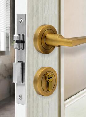 热销慧聪hc-616锁分体锌合金室内静音机械锁房间木门锁通道门锁