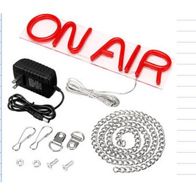 LED软管复古酒吧霓虹灯字母发光管店名广告牌40*10cm竖立open牌