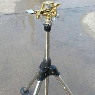 花园别墅草喷灌喷头浇水工具绿化庭院不锈钢三脚架锌鸟摇臂洒水器