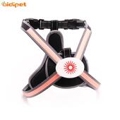 led狗狗胸背带伸缩牵引绳宠物宠物宠物用品牵引胸背狗圈发光
