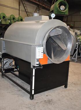 成德 110型茶叶炒干机  多功能滚筒自动  鲜茶脱水烘干设备