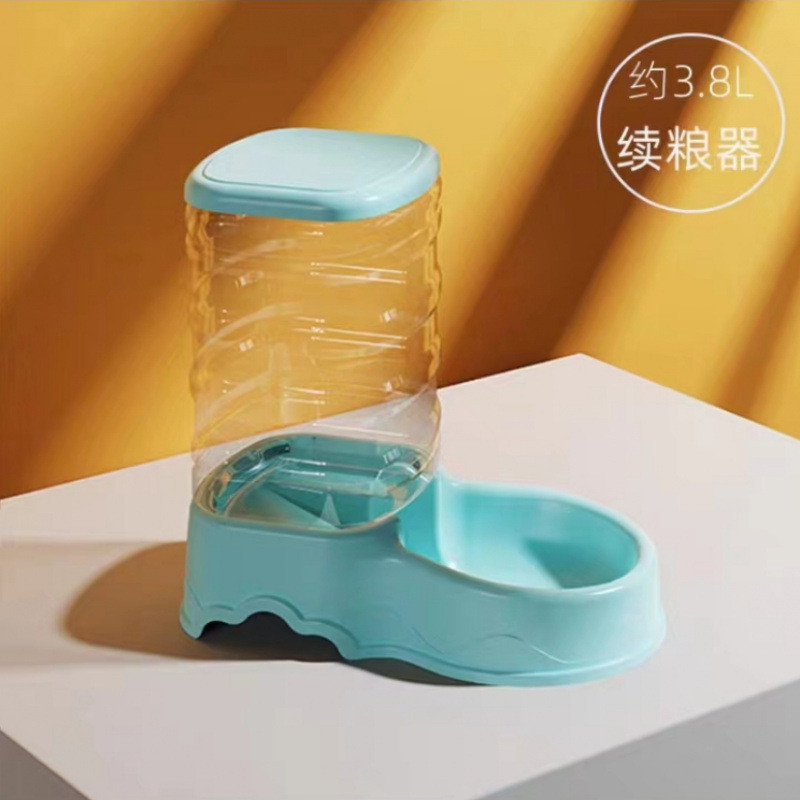 用品自动续水喂食猫咪饮水机喂食器一体双碗宠物食盆小狗喝水猫碗