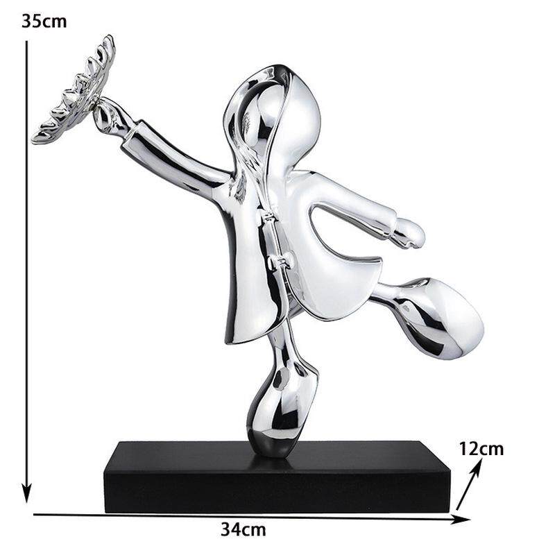 抽象卡通风创意雕塑摆件样板间售楼处儿童房客厅简约现代软装饰品