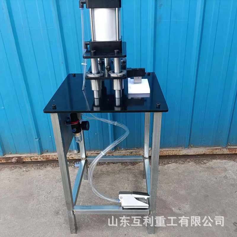 供货镜框接头机供应画框接头机锁扣气动型铝材对接接口机