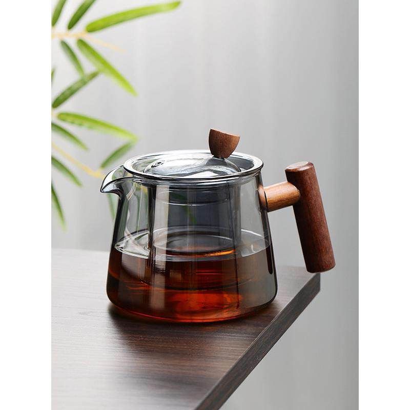 m3no把玻璃泡茶壶茶具家用木批发耐高温加厚耐热过滤煮茶器茶水分,餐饮具,茶壶,淘宝优惠券,粉丝福利购,淘宝优惠卷