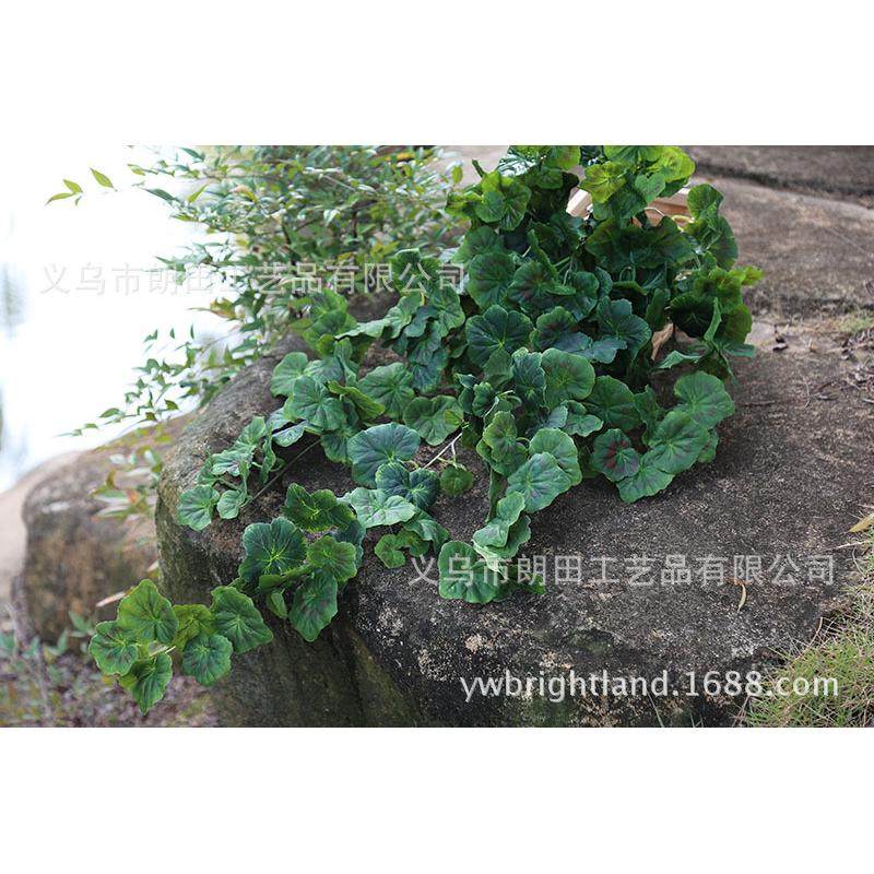 1m海棠假仿真绿植叶藤条室内客厅植物墙配材绢布绿萝壁挂爬山虎装