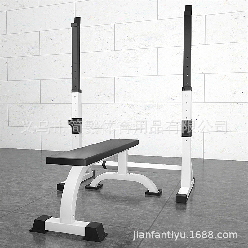 哑铃凳家用健身椅床飞鸟可调节杠铃架卧推深蹲架多功能举重可折叠