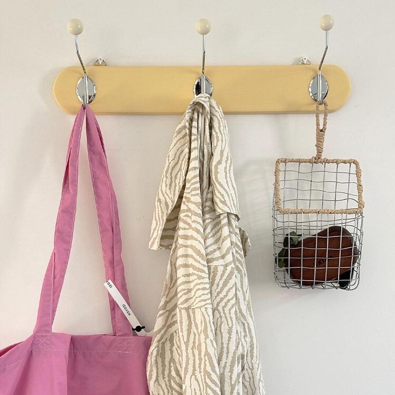 ins中古榉木挂钩服装店试衣间入户玄关墙面挂衣钩更衣室挂衣架