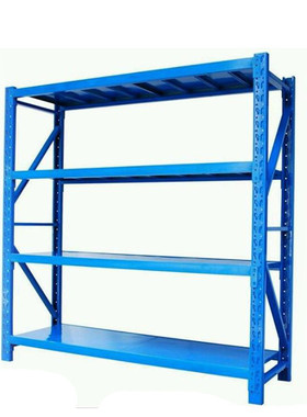厂家蓝色仓储货架子多规格轻型中型重型仓库仓储货架批发白色供应