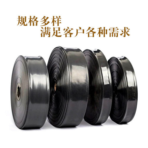 供应加厚无孔软带浇水器主水管软带输pe浇地软管农用黑色水带2寸