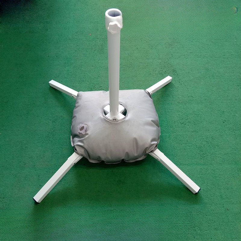 太阳伞底座万能通用雨伞支架摆摊户外遮阳伞三角架十字折叠铁伞坐