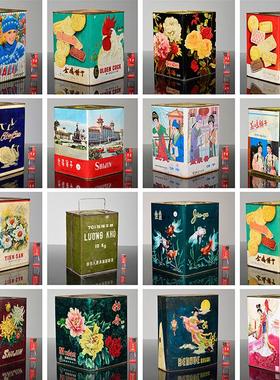 老北京饼干桶儿时回忆铁桶黄油饼干传统风味经典怀旧零食曲奇怀旧