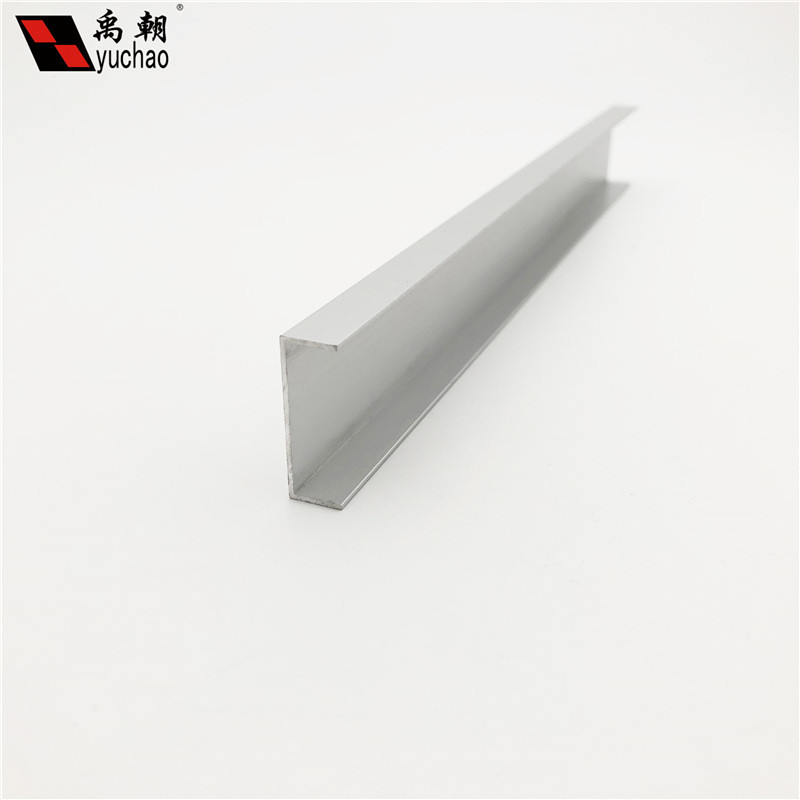 铝合金u型槽包边扣铝合金型材43x10x1玻璃卡槽u形铝槽条边框u槽铝