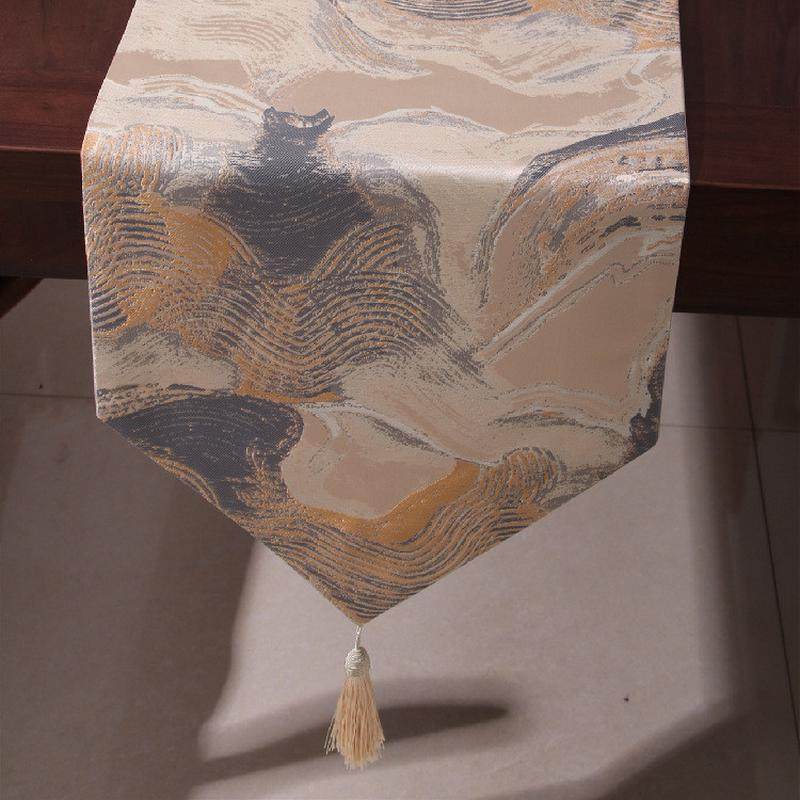 现代风中式桌旗中国风餐桌布艺定制彩带家居桌布桌旗批发高精密,居家布艺,桌旗,淘宝优惠券,粉丝福利购,淘宝优惠卷