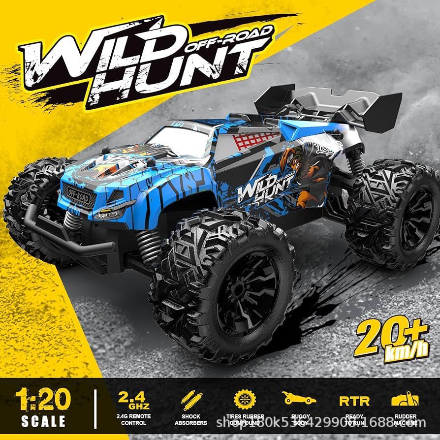 1:20遥控越野车2.4G竞速赛车攀爬高速车RCCAR充电玩具汽车