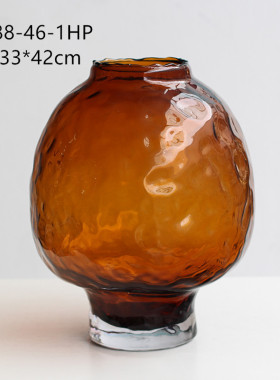 碧轩新品现代简约大肚子落地吊钟装饰批发轻奢风玄关居家软装瓶瓶