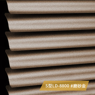 现代简约铝合金百叶窗帘升降手拉拉珠遮光办公室客厅卫生间