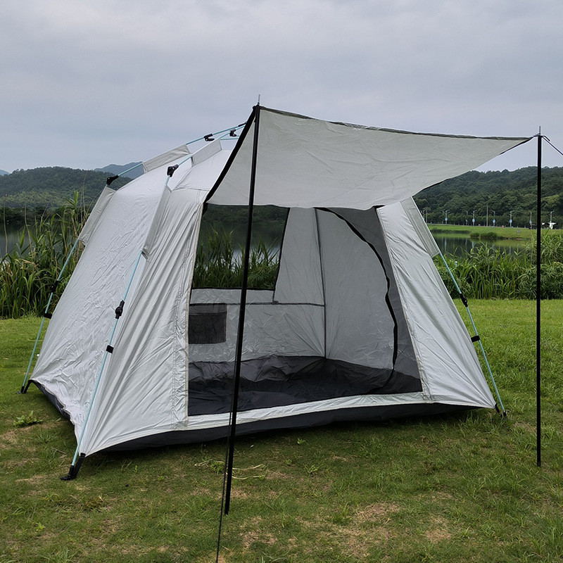 现货速发全自动速开防晒帐篷户外通风折叠一室一厅便携式公园露营