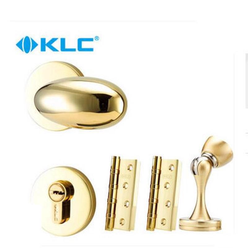 锁锁具现代房门锁分体通用蛋形把手金色黑色球形门锁木门执手锁